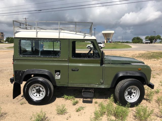 1987 Green Land Rover Defender Station Wagon
