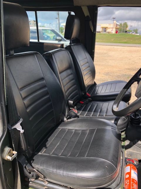 1987 Green Land Rover Defender Station Wagon