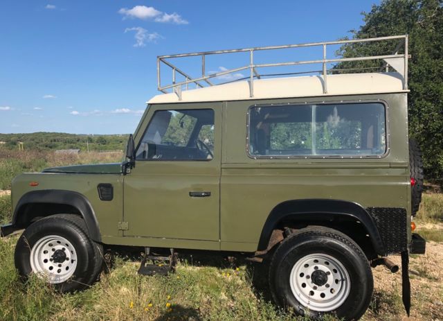 1980 Green Land Rover Defender Station Wagon
