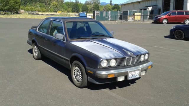1987 Blue BMW 3-Series Coupe