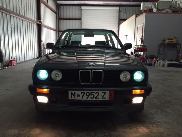 1987 Gray BMW 3-Series Coupe