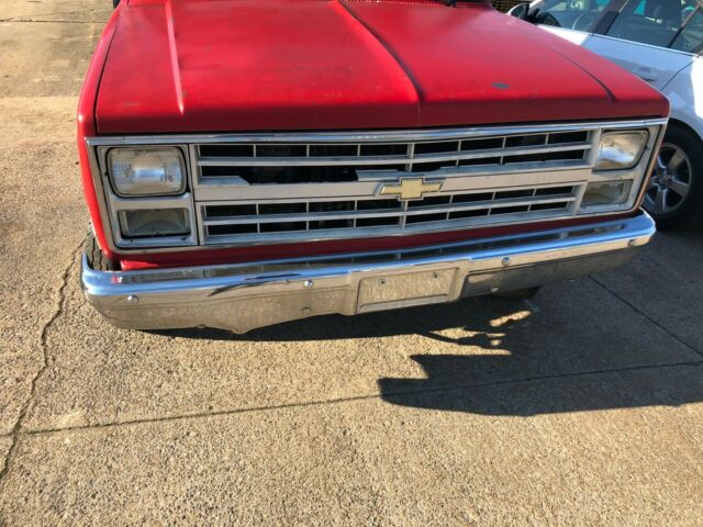 1987 Red Chevrolet C-10 Standard Cab Pickup