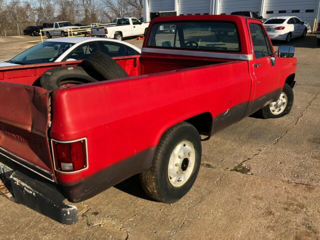 1987 Red Chevrolet C-10 Standard Cab Pickup