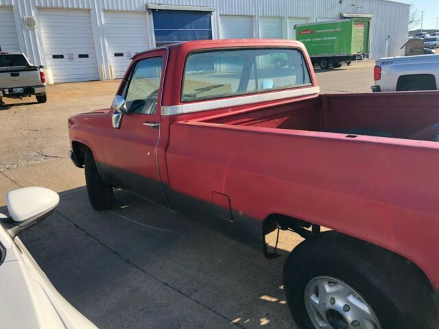 1987 Red Chevrolet C-10 Standard Cab Pickup