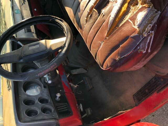 1987 Red Chevrolet C-10 Standard Cab Pickup