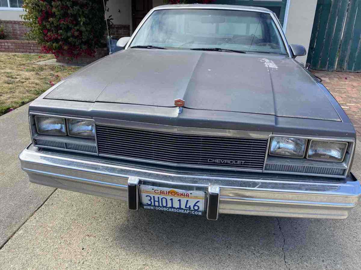 1987 Grey Chevrolet El Camino Pickup