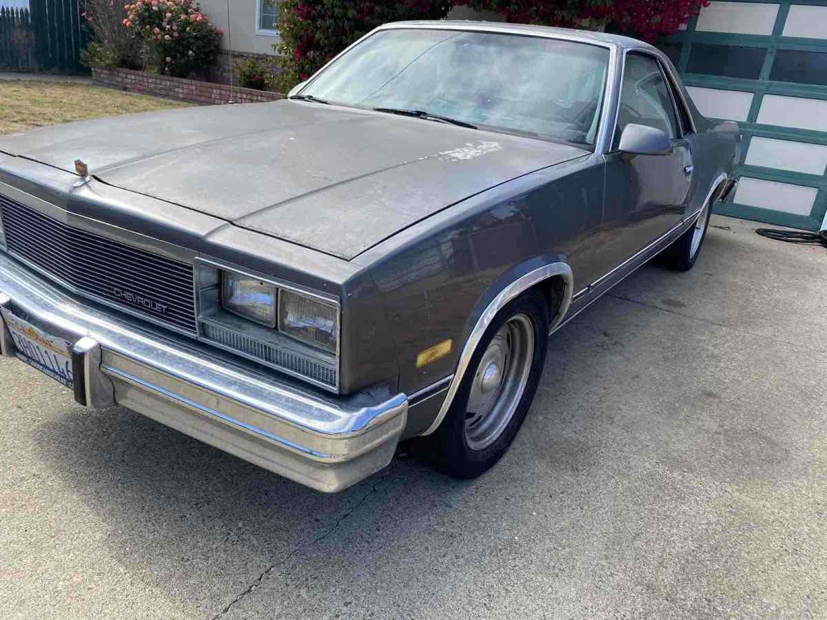 1987 Grey Chevrolet El Camino Pickup