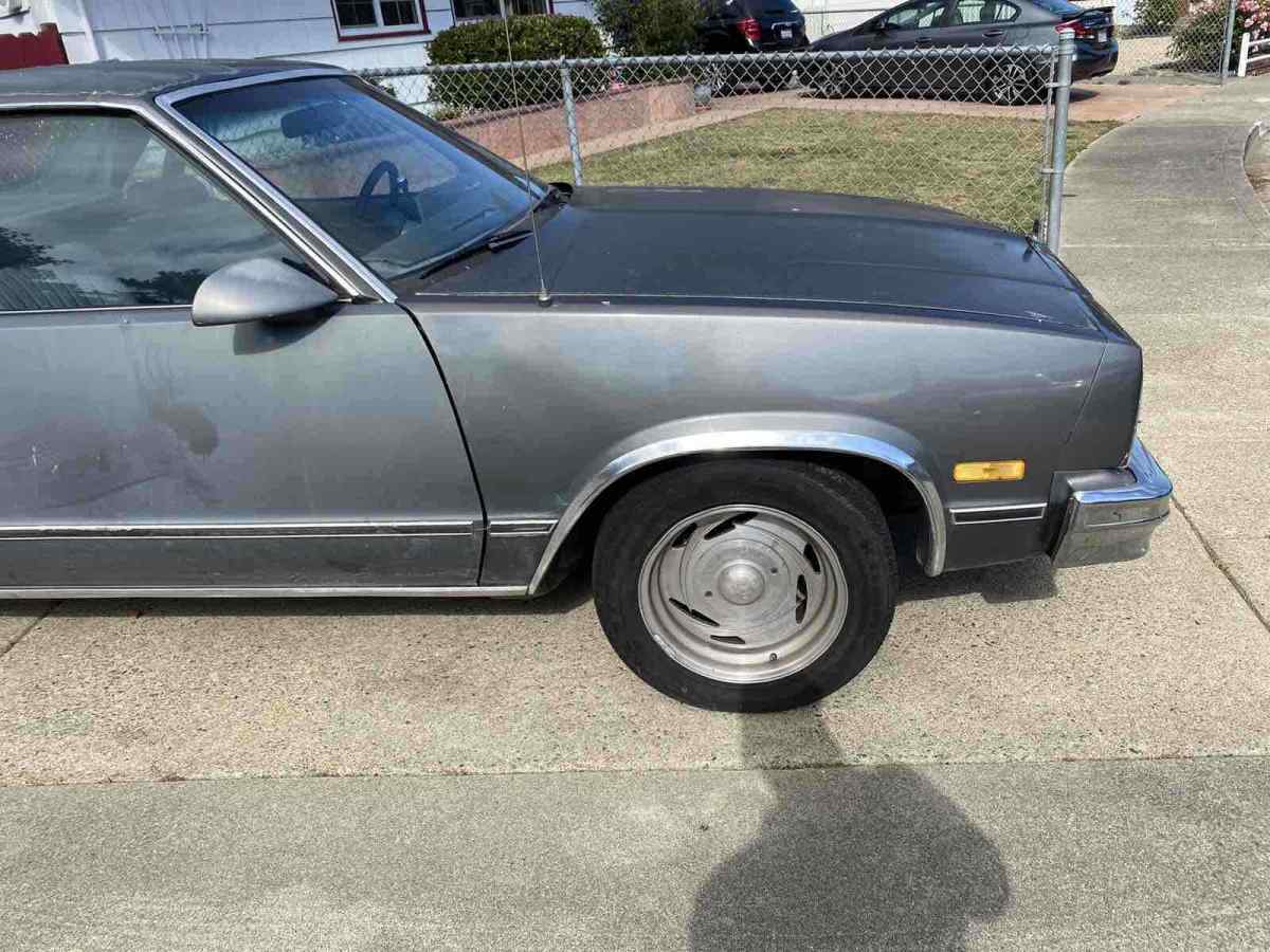 1987 Grey Chevrolet El Camino Pickup