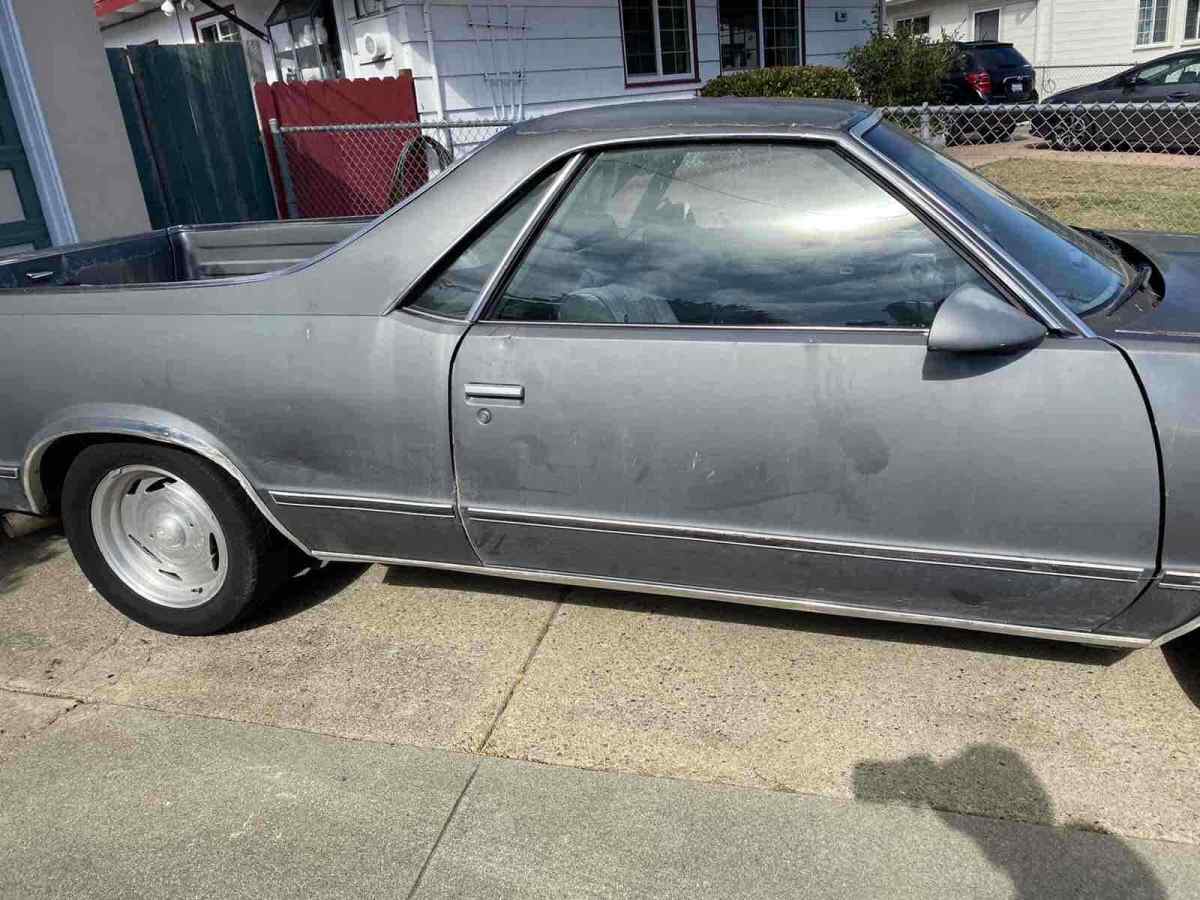 1987 Grey Chevrolet El Camino Pickup