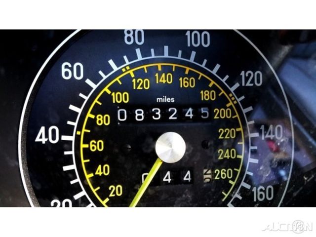 1987 Blue Mercedes-Benz 500-Series Convertible