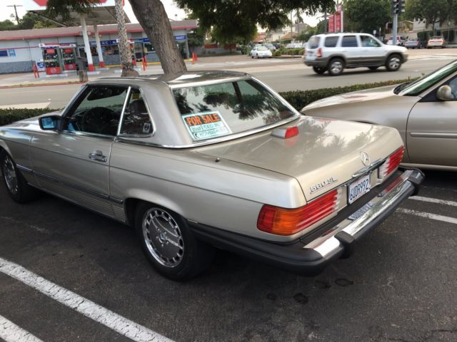 1987 Burgundy Mercedes-Benz SL-Class