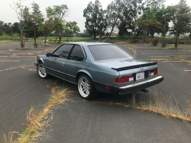1987 Blue BMW 6-Series Coupe