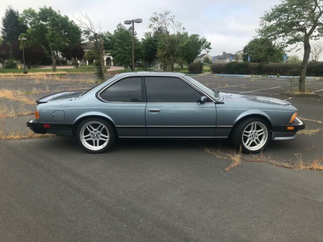 1987 Blue BMW 6-Series Coupe