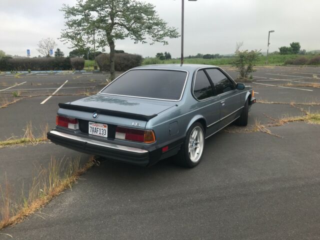 1987 Blue BMW 6-Series Coupe