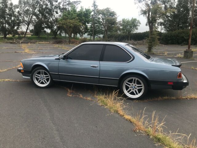1987 Blue BMW 6-Series Coupe