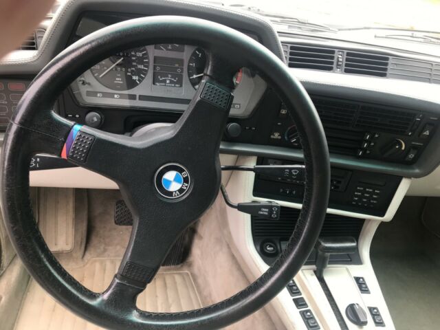 1987 Blue BMW 6-Series Coupe