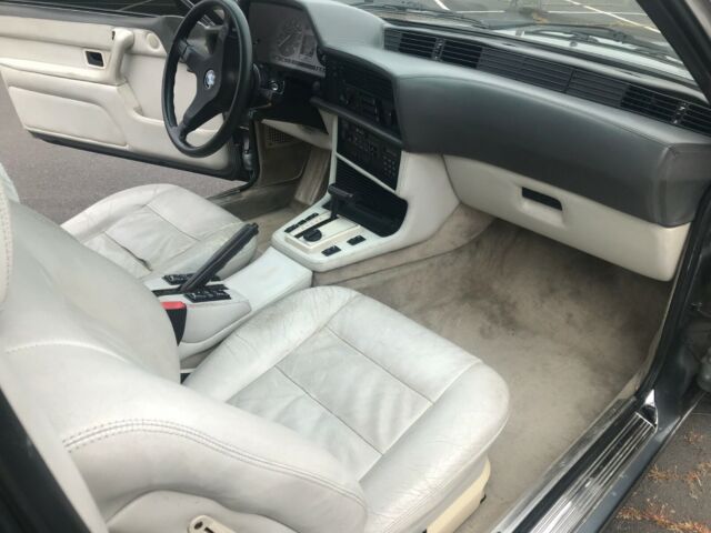 1987 Blue BMW 6-Series Coupe