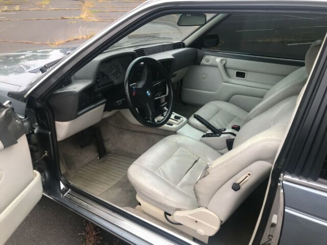 1987 Blue BMW 6-Series Coupe