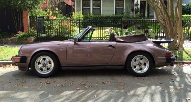 1987 Casis Red Porsche 911 Convertible