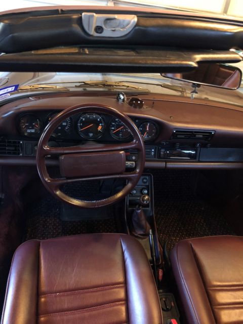 1987 Casis Red Porsche 911 Convertible