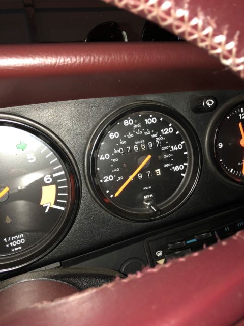 1987 Casis Red Porsche 911 Convertible