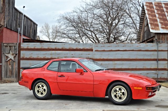 1987 Red Porsche 944 Coupe