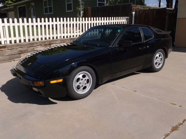 1987 Black Porsche 944 Coupe