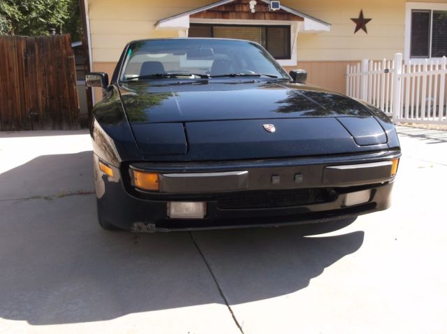 1987 Black Porsche 944 Coupe