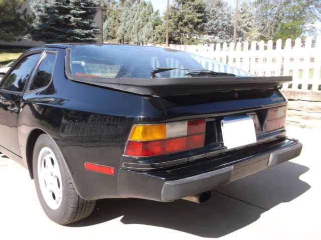 1987 Black Porsche 944 Coupe