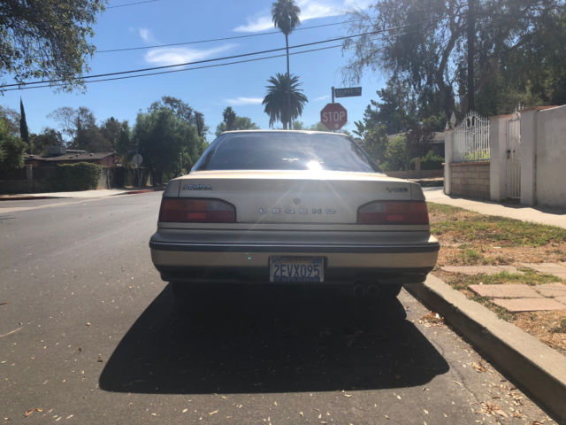 1987 Gold Acura Legend Coupe