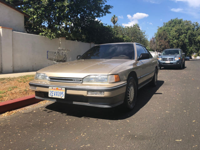 1987 Gold Acura Legend Coupe