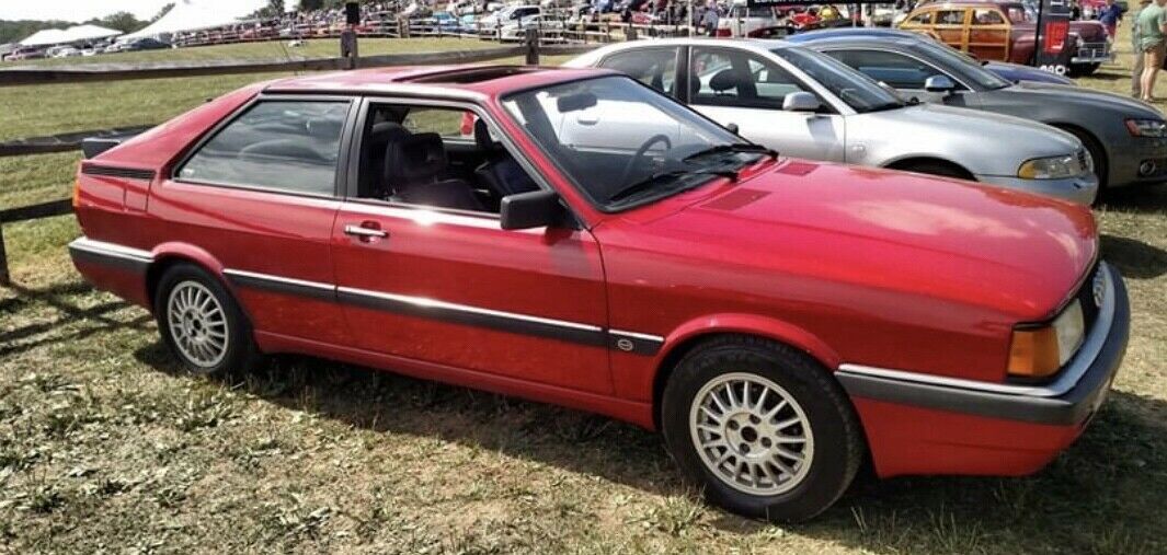 1987 Red Audi Coupe Coupe