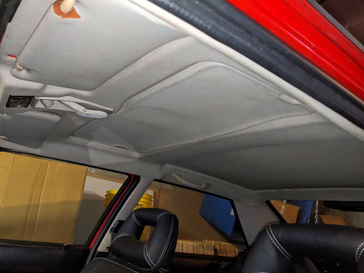 1987 Red Audi Coupe Coupe