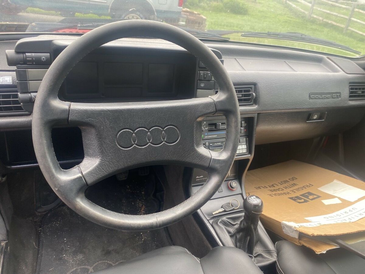 1987 Red Audi Coupe Coupe