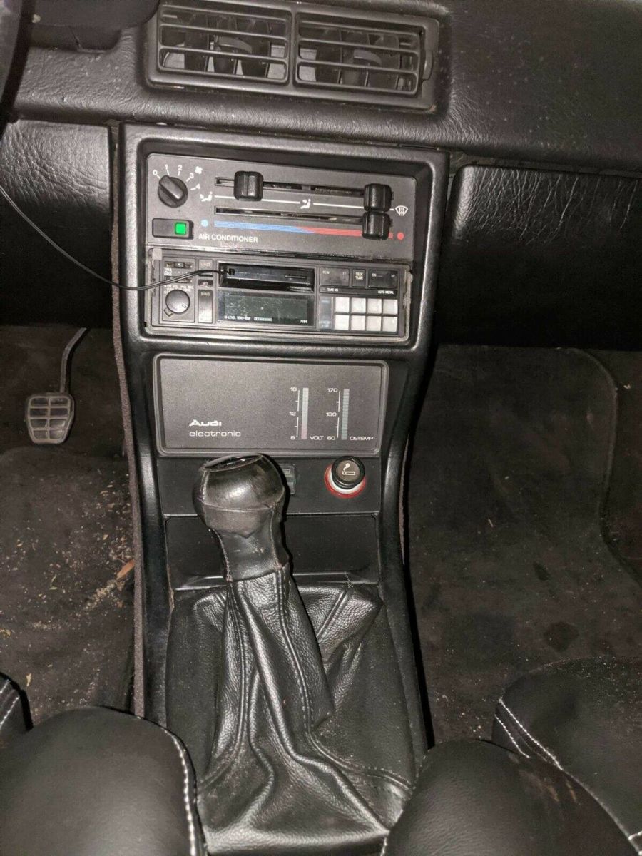 1987 Red Audi Coupe Coupe