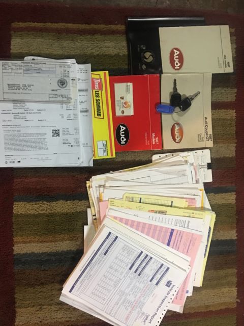 19870000 Black Audi Coupe Coupe