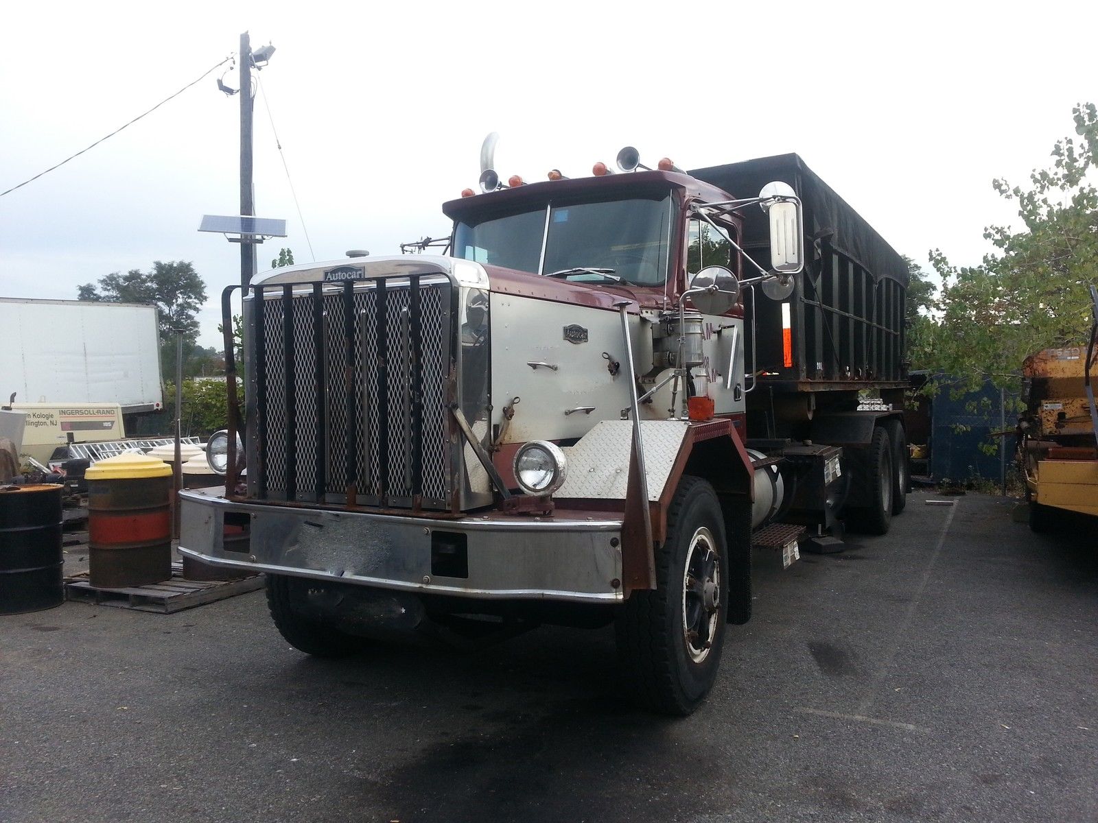 1987 AUTO CAR ROLL OFF TRUCK for sale in Hackensack, New Jersey, United