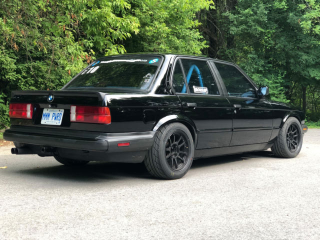 1987 Black BMW 3-Series Sedan