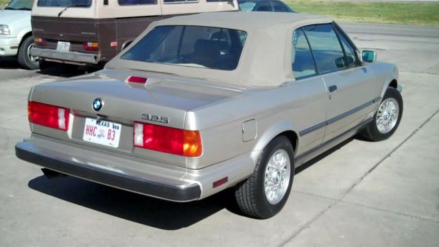 1987 Bronzitbeige-Metallic BMW 3-Series Coupe