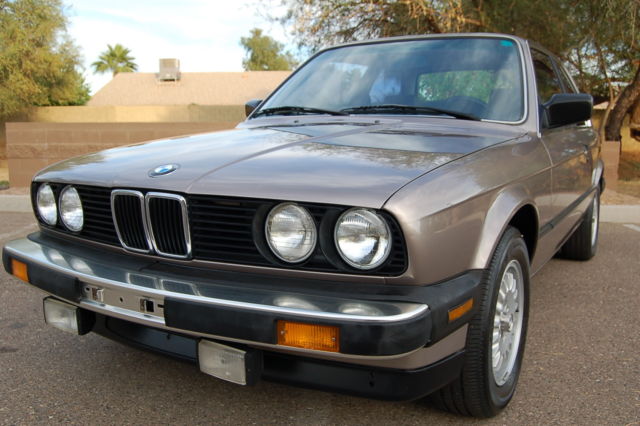 1987 Silver BMW 3-Series Coupe