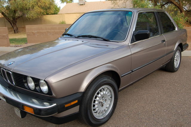 1987 Silver BMW 3-Series Coupe