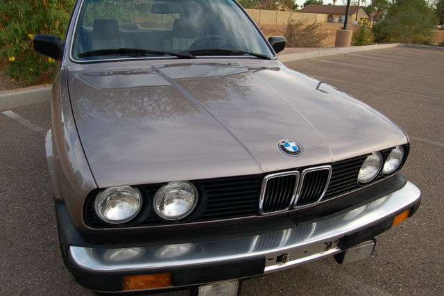 1987 Silver BMW 3-Series Coupe
