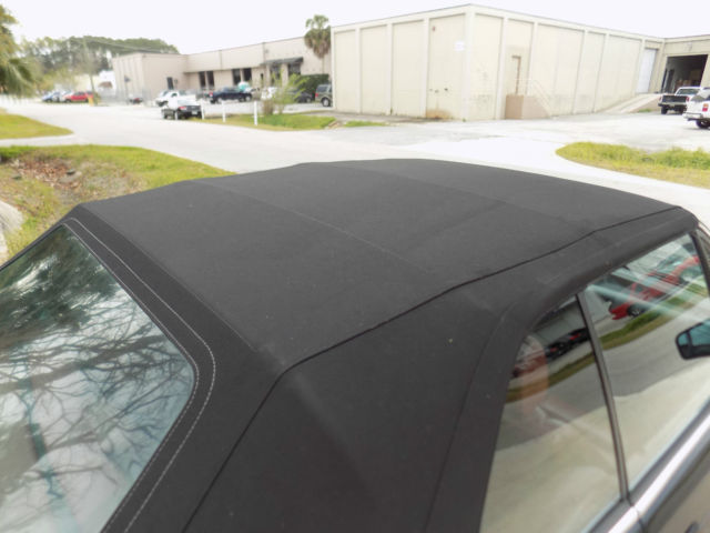 1987 Black BMW 3-Series Convertible