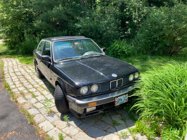 1987 Black BMW 3-Series Coupe