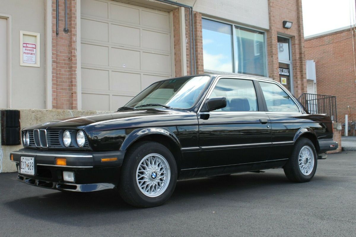 1987 Black BMW 3-Series Coupe