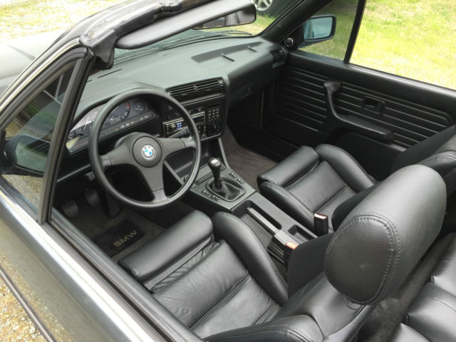 1987 Gray BMW 3-Series Convertible