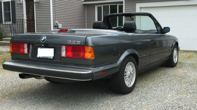 1987 Gray BMW 3-Series Convertible