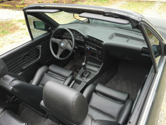 1987 Gray BMW 3-Series Convertible