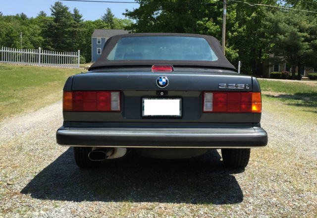 1987 Gray BMW 3-Series Convertible