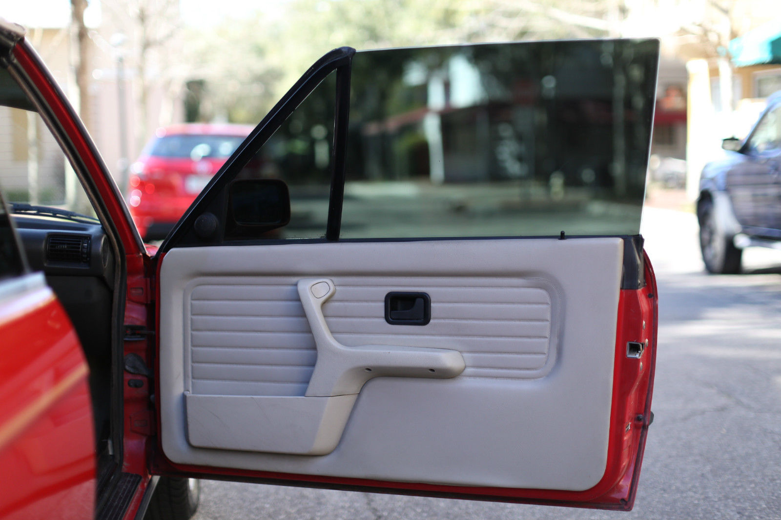 1987 Red BMW 3-Series Convertible